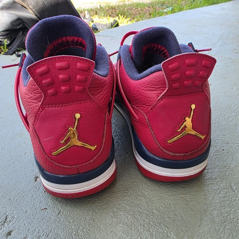 Nike Air Jordan 4 Retro SE FIBA size 11 CI1184-617 OG IV Independence Day Red - Picture 6 of 16